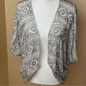 Alice and Olivia Beaded Shrug size Medium